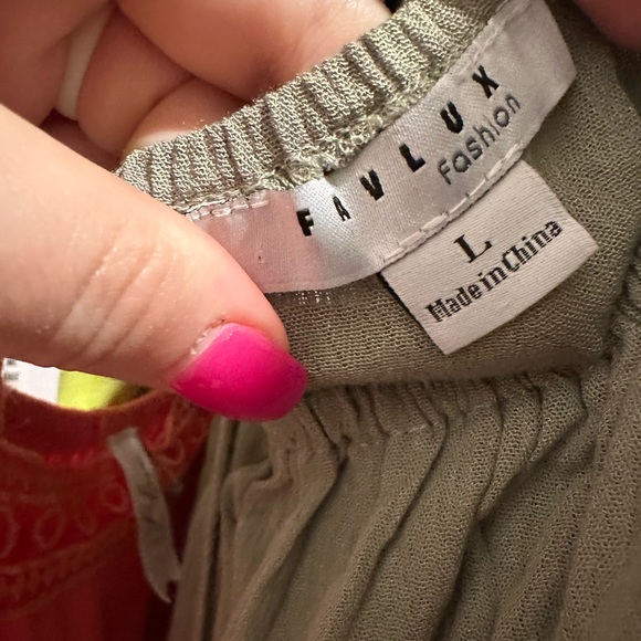 Favlux Fashion, cute crop top and high slit dress - Picture 3 of 3